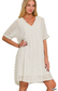 Rina Swiss Dot Short Sleeve Dress