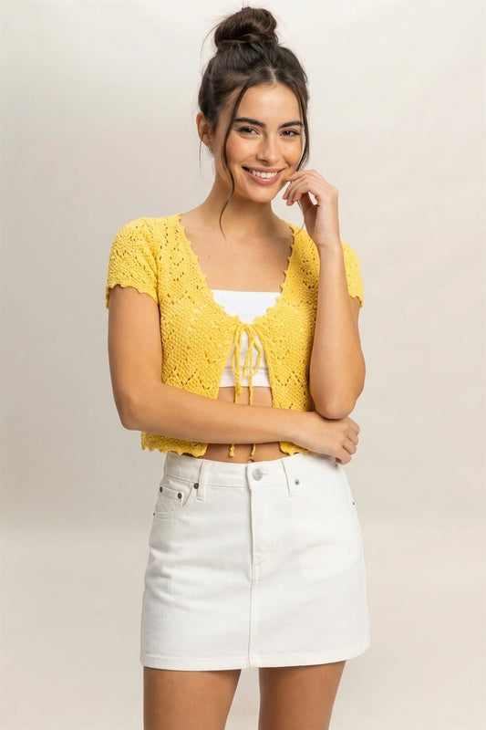 Tiana Tie Front Cardigan