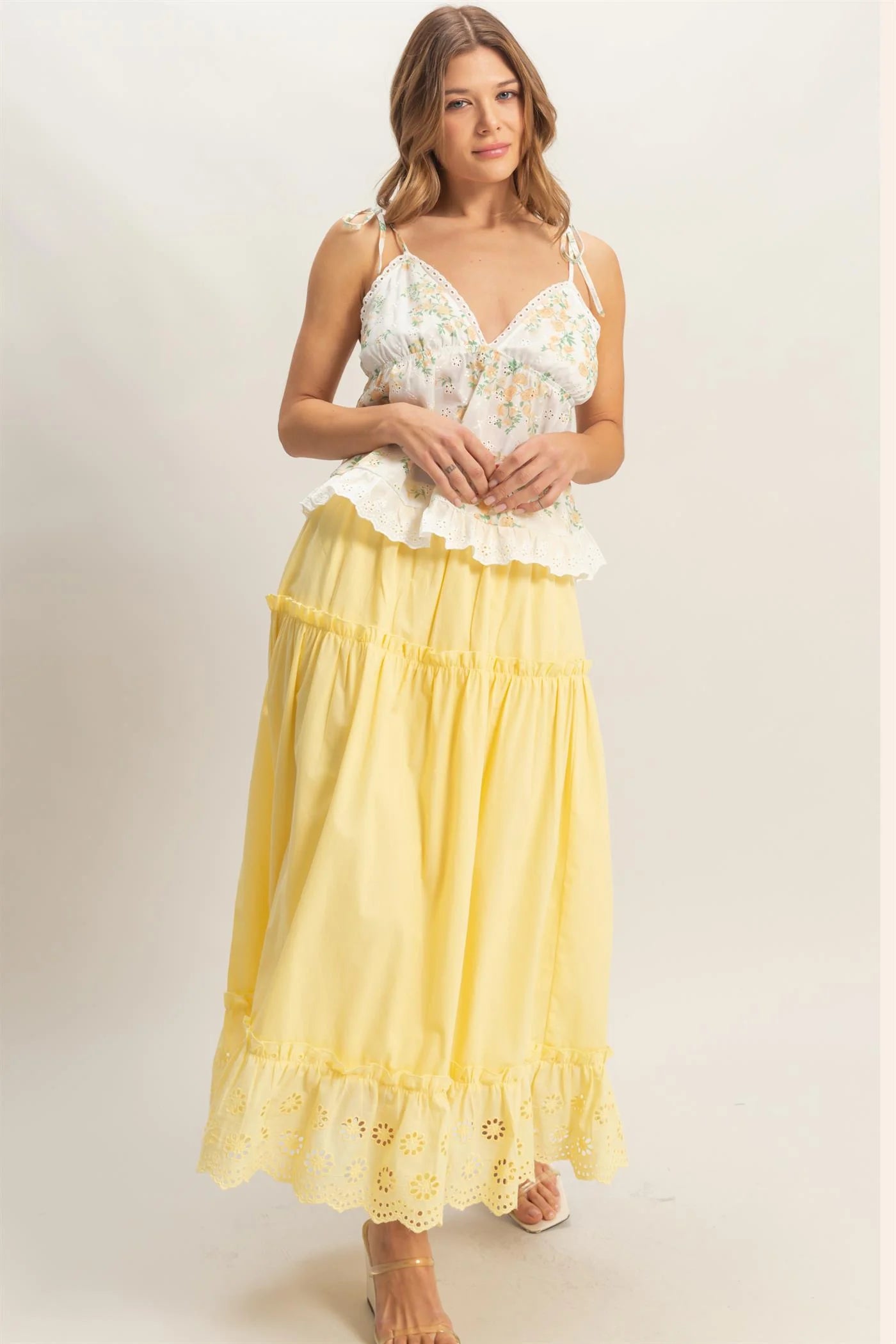 Indie Eyelet Skirt